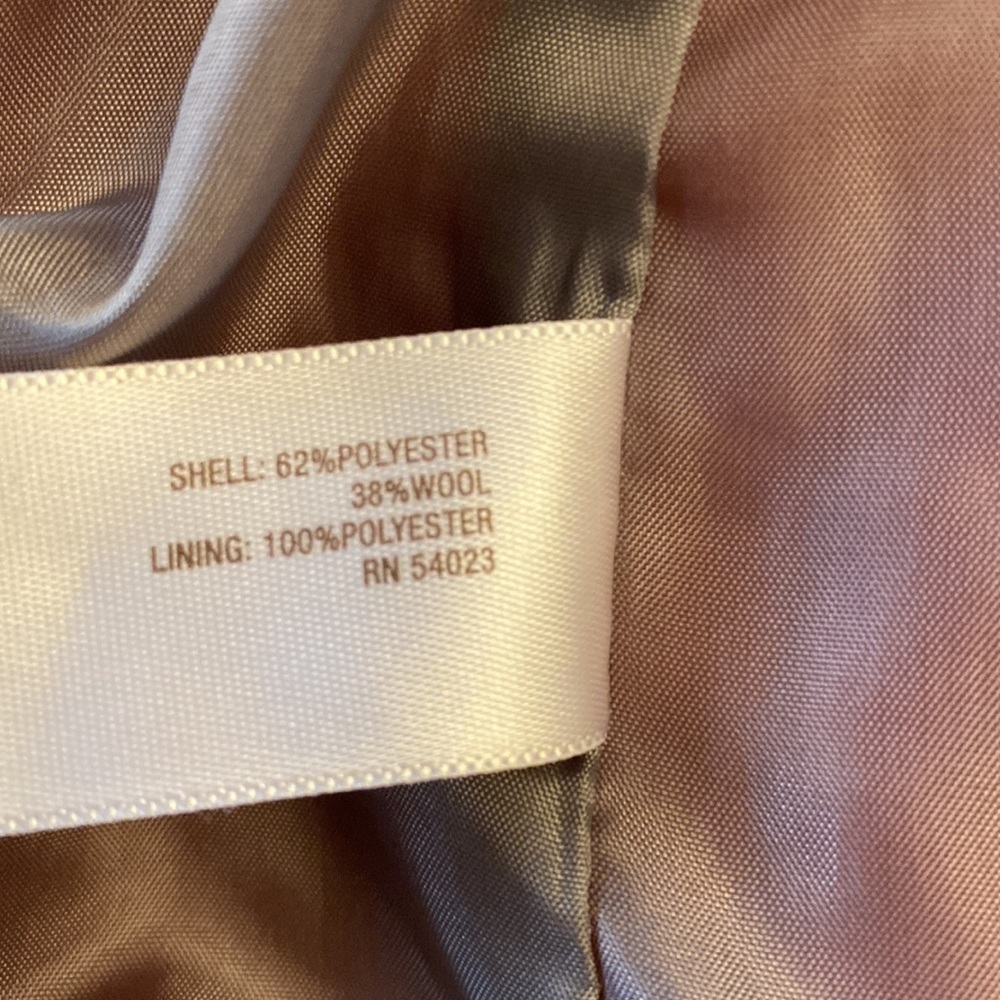 Old Navy Red Pea Coat Large EUC (Has been dry cleaned) - Picture 9 of 10